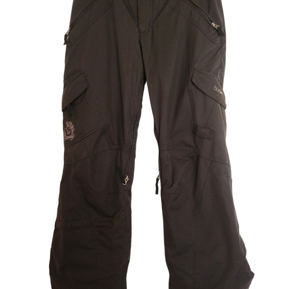 Burton Black Snowboard Ski Snow Pants Winter Waterproof Insulated SZ Small - Picture 2 of 15
